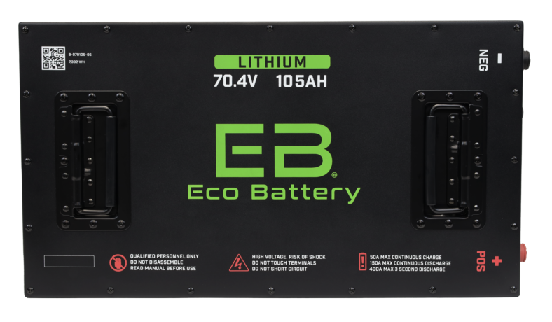 Eco Battery 70V 105Ah LiFePO4 Battery A-070105-06